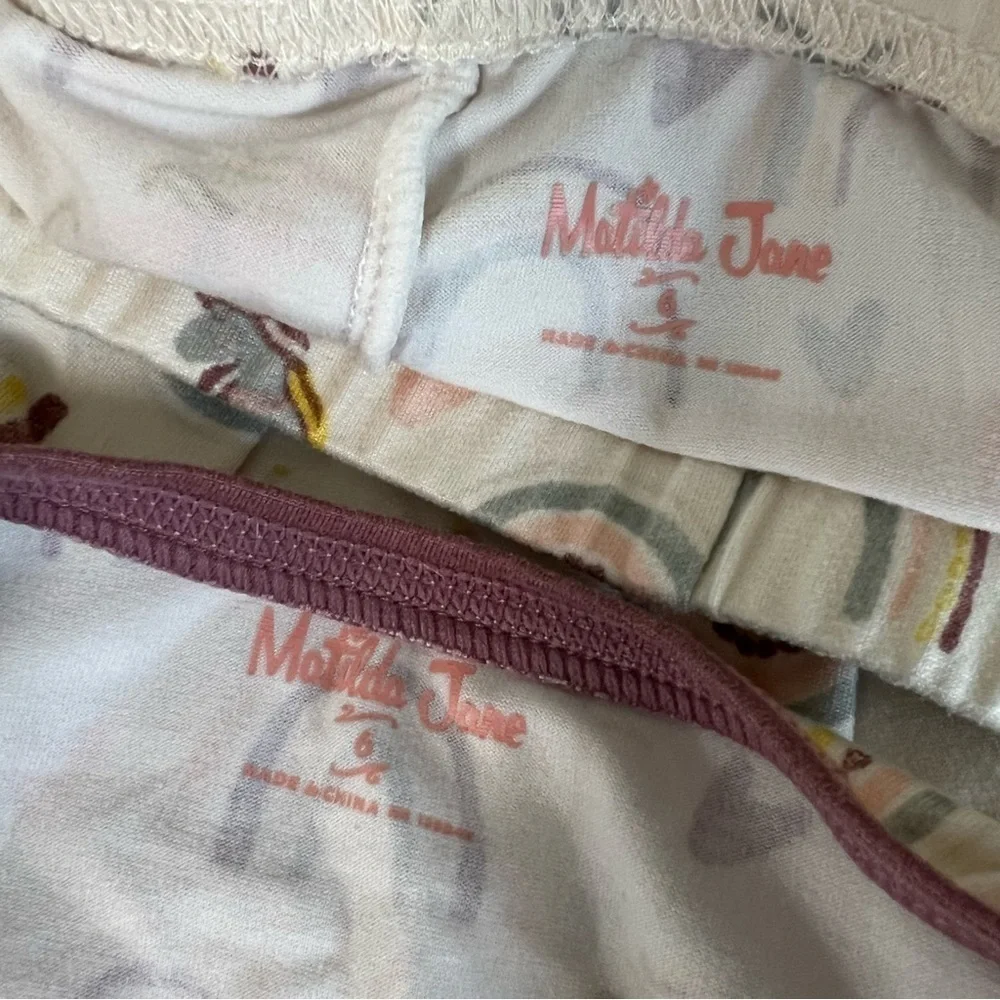 Matilda Jane Just Imagine Sutton Unicorns and Rainbows Jammies Pajama Set